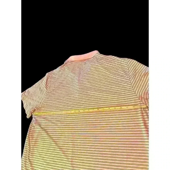 Izod Golf Shirt Mens XL Performance Polo Stretch Multicolor Striped Logo EUC - Picture 8 of 12